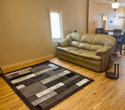4923 52 Street, Innisfree, AB - Indoor Photo Showing Living Room