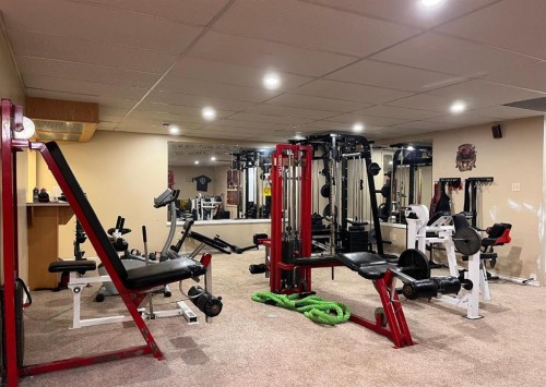 1005 15 Street, Wainwright, AB - Indoor Photo Showing Gym Room