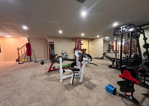 1005 15 Street, Wainwright, AB - Indoor Photo Showing Gym Room