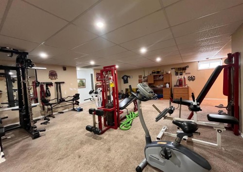 1005 15 Street, Wainwright, AB - Indoor Photo Showing Gym Room
