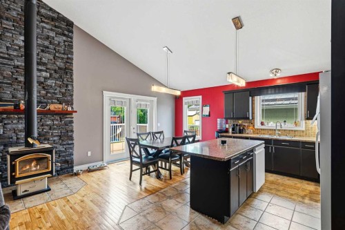 108 Walter Street, Paradise Hill, SK - Indoor Photo Showing Other Room With Fireplace