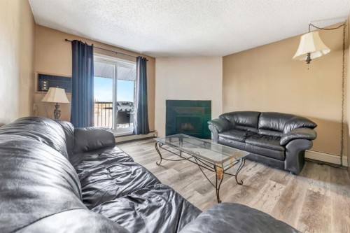 309-3007 57A Avenue, Lloydminster, AB - Indoor Photo Showing Living Room With Fireplace