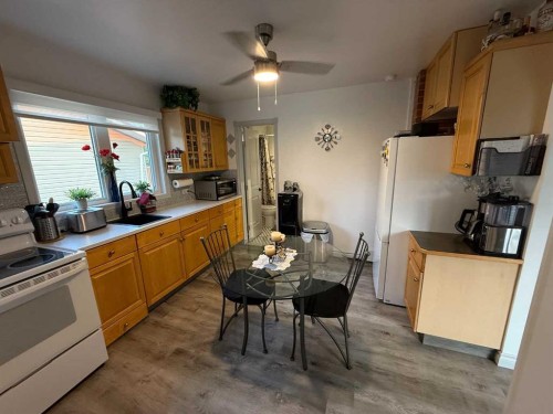 4703 47 Avenue, Myrnam, AB - Indoor Photo Showing Kitchen