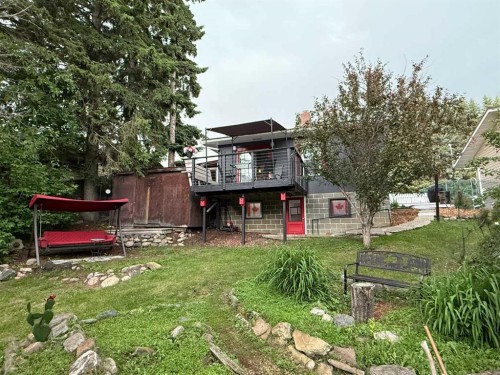 4703 47 Avenue, Myrnam, AB - Outdoor With Deck Patio Veranda