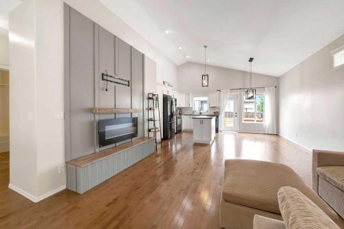 5236 15 Street, Lloydminster, AB - Indoor Photo Showing Living Room With Fireplace