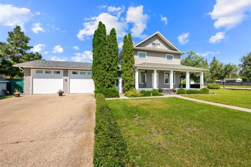 5100 3 Avenue, Chauvin, AB - Outdoor With Deck Patio Veranda With Facade
