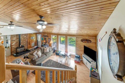 525 + 521 Graeme Road, Turtle Lake, SK - Indoor With Fireplace