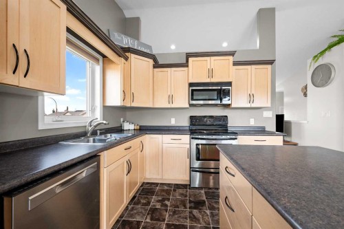 4725 54 Avenue, Kitscoty, AB - Indoor Photo Showing Kitchen With Double Sink