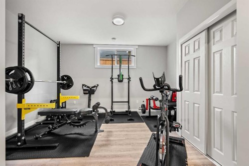 6015 17 Street, Lloydminster, AB - Indoor Photo Showing Gym Room