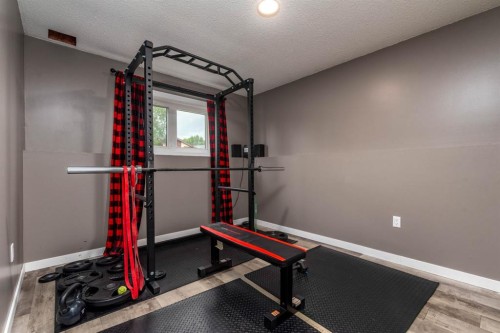 5411 28 Street, Lloydminster, AB - Indoor Photo Showing Gym Room