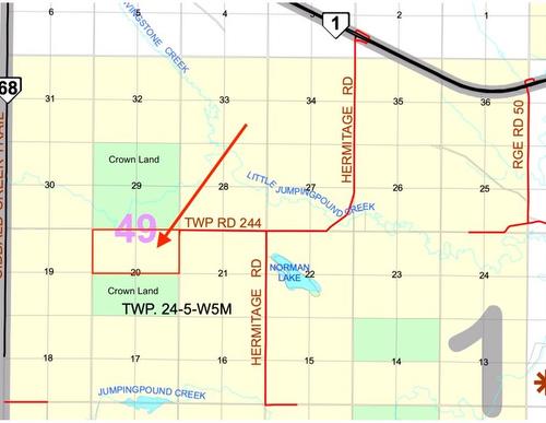 5-5-24-20 Ne & Nw, Rural Rocky View County, AB 