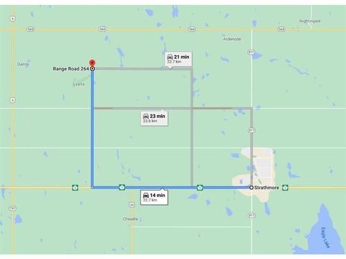 W4R26T25S21Qsw Range Road 264 Range, Rural Wheatland County, AB 