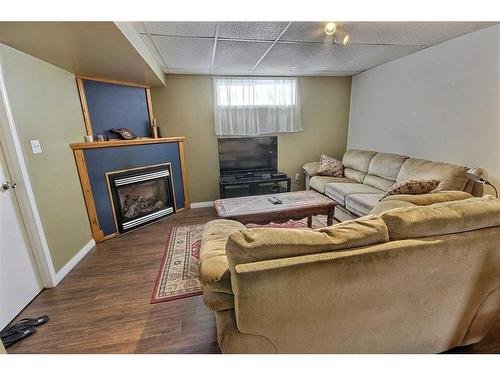 5322 43 Street, Cold Lake, AB - Indoor Photo Showing Basement With Fireplace