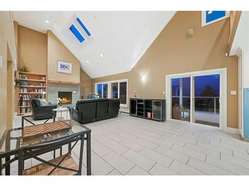 2565 Tecumseh Road, Crowsnest Pass, AB - Indoor With Fireplace