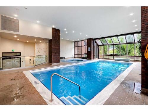 500J-500 Eau Claire Avenue Sw, Calgary, AB - Indoor Photo Showing Other Room With In Ground Pool