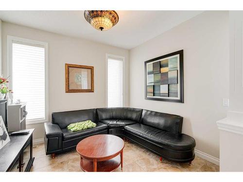 71 Copperstone Drive Se, Calgary, AB - Indoor Photo Showing Living Room