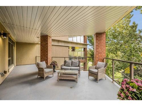 305-600 Princeton Way Sw, Calgary, AB - Outdoor With Deck Patio Veranda With Exterior