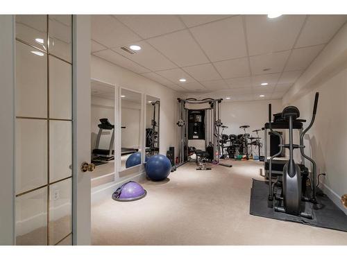 1212 Montreal Avenue Sw, Calgary, AB - Indoor Photo Showing Gym Room