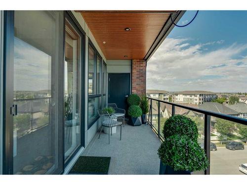 501-2231 Mahogany Boulevard Se, Calgary, AB - Outdoor With Balcony With Exterior