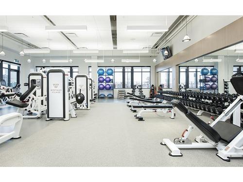 501-2231 Mahogany Boulevard Se, Calgary, AB - Indoor Photo Showing Gym Room