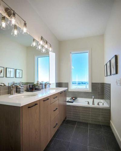24 Treeline Manor Sw, Calgary, AB - Indoor Photo Showing Bathroom