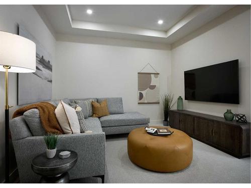 24 Treeline Manor Sw, Calgary, AB - Indoor Photo Showing Living Room