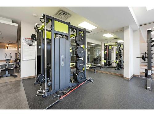 2421-222 Riverfront Avenue Sw, Calgary, AB - Indoor Photo Showing Gym Room