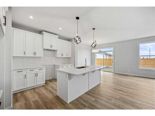 515 Northern Lights Place, Langdon, AB - Indoor Photo Showing Kitchen With Upgraded Kitchen