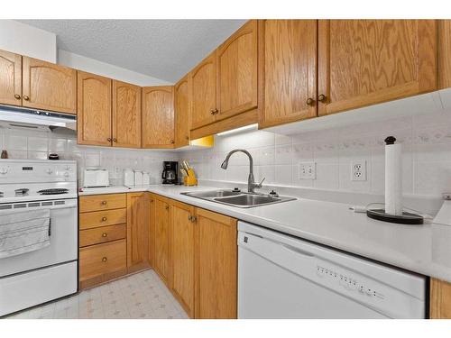 3415-3000 Hawksbrow Point Nw, Calgary, AB - Indoor Photo Showing Kitchen With Double Sink