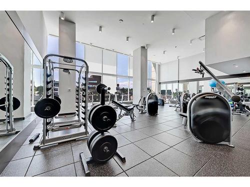 2601-930 16 Avenue Sw, Calgary, AB - Indoor Photo Showing Gym Room