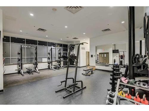 2304-1410 1 Street Se, Calgary, AB - Indoor Photo Showing Gym Room