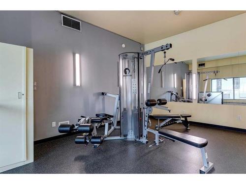 2906-221 6 Avenue Se, Calgary, AB - Indoor Photo Showing Gym Room