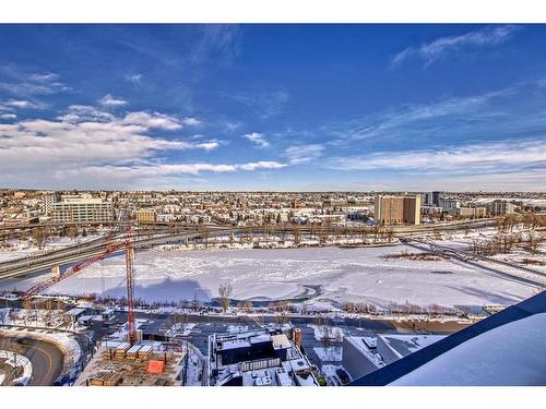 1705-550 Riverfront Avenue Se, Calgary, AB - Outdoor With View