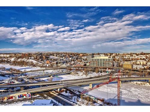 1705-550 Riverfront Avenue Se, Calgary, AB - Outdoor With View