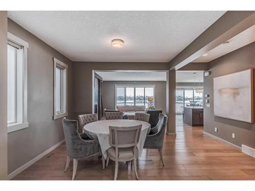 132 Marquis View Se, Calgary, AB - Indoor Photo Showing Dining Room