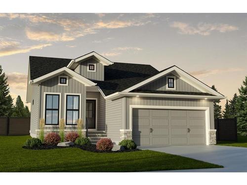 804 Mandalay Link, Carstairs, AB - Outdoor With Facade