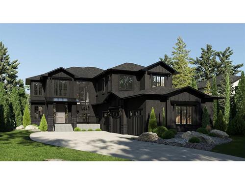 400 Pine Springs Cove, Rural Foothills County, AB - Outdoor With Facade