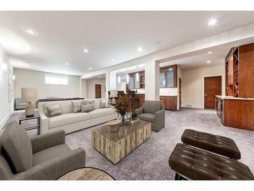 212 Aspen Meadows Court Sw, Calgary, AB - Indoor Photo Showing Living Room