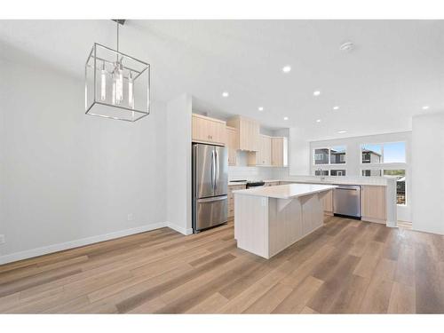 93 Legacy Glen Place Se, Calgary, AB - Indoor Photo Showing Kitchen With Stainless Steel Kitchen With Upgraded Kitchen