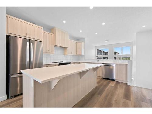 93 Legacy Glen Place Se, Calgary, AB - Indoor Photo Showing Kitchen With Stainless Steel Kitchen With Upgraded Kitchen