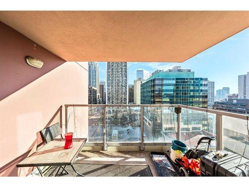 1007-650 10 Street Sw, Calgary, AB - Outdoor With Balcony With View With Exterior