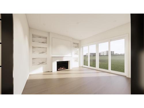 3712 8 Avenue Nw, Calgary, AB - Indoor With Fireplace