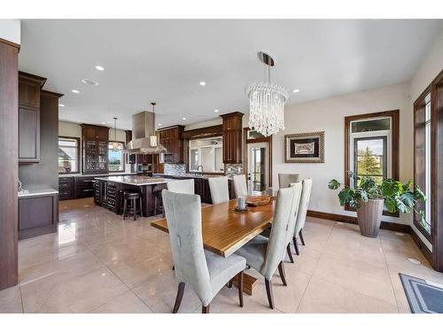 242036 96 Street East, Rural Foothills County, AB - Indoor Photo Showing Dining Room