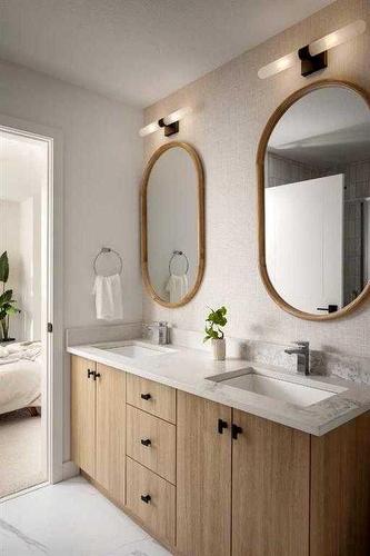 61 Shale Avenue, Cochrane, AB - Indoor Photo Showing Bathroom