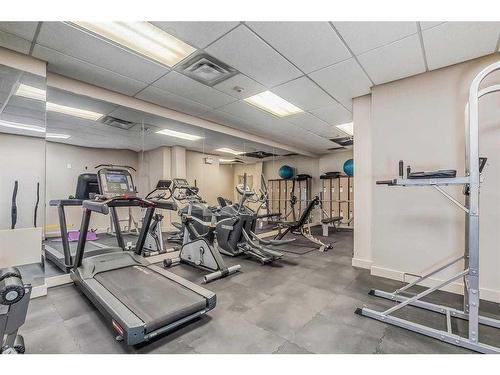 407-429 14 Street Nw, Calgary, AB - Indoor Photo Showing Gym Room