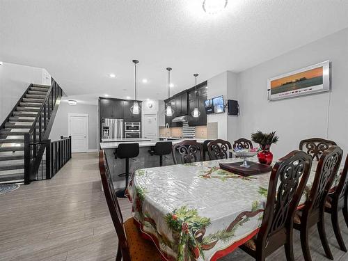 441 Kinniburgh Cove, Chestermere, AB - Indoor Photo Showing Dining Room
