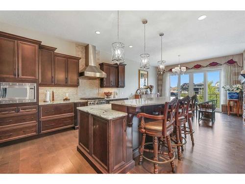 42 Waters Edge Drive, Heritage Pointe, AB - Indoor Photo Showing Kitchen With Upgraded Kitchen