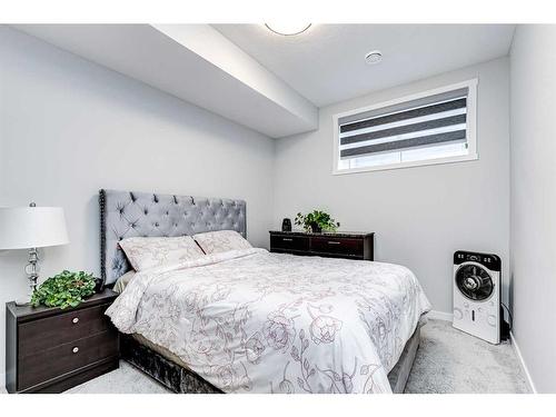 537 Marine Drive Se, Calgary, AB - Indoor Photo Showing Bedroom
