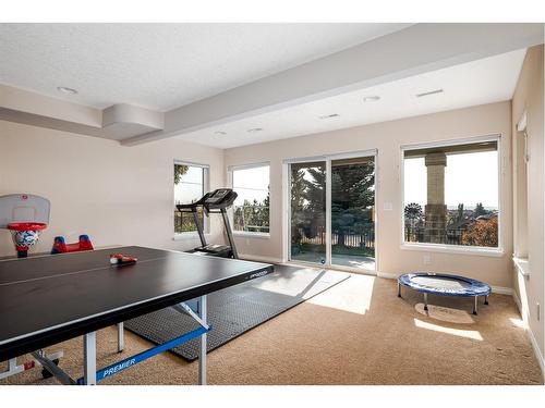 61 Arbour Vista Road Nw, Calgary, AB - Indoor Photo Showing Gym Room
