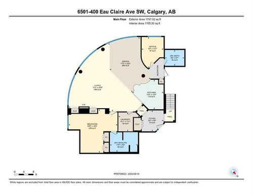 6501-400 Eau Claire Avenue Sw, Calgary, AB - Indoor Photo Showing Bedroom